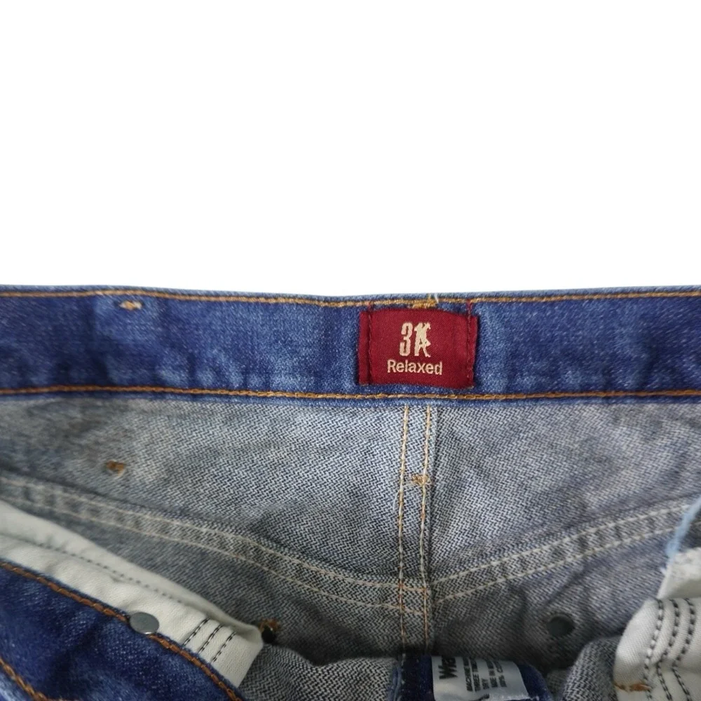 Vintage Wrangler 3X Relaxed Fit Jeans Men's 32x30 Blue Denim Western Cowboy USA